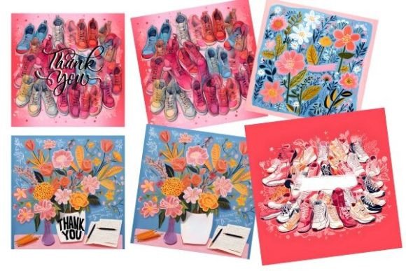 Download Printable Pre-made Card with Flowers - Premium Resources