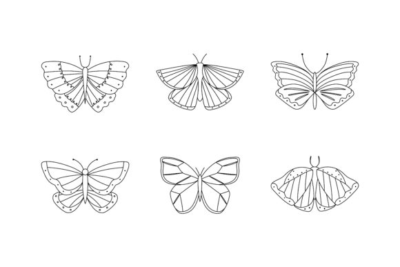 Download Boho Monarch Butterfly Silhouette Logo - Boho Collection