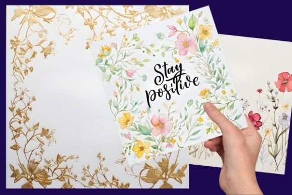 Download Pre-made Card, Flowers Cards Template - Premium Bundle