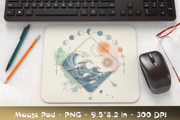 Download Boho Ocean Moon Phases PNG - Boho Collection