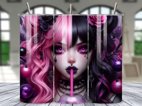 Download Anime Fusion Character Art Tumbler Wrap - Character Collection