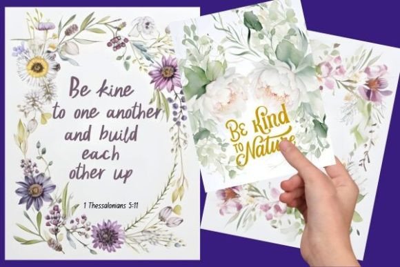 Download Pre-made Card, Flowers Cards Template - Premium Bundle