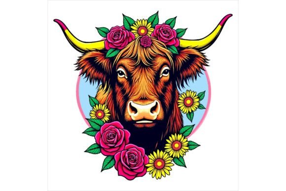 Download Baby Calf Clipart Floral EPS - Floral eps Collection